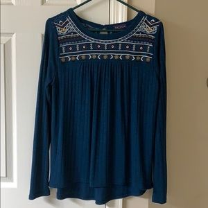 Artesia Embroidered Sweater Top